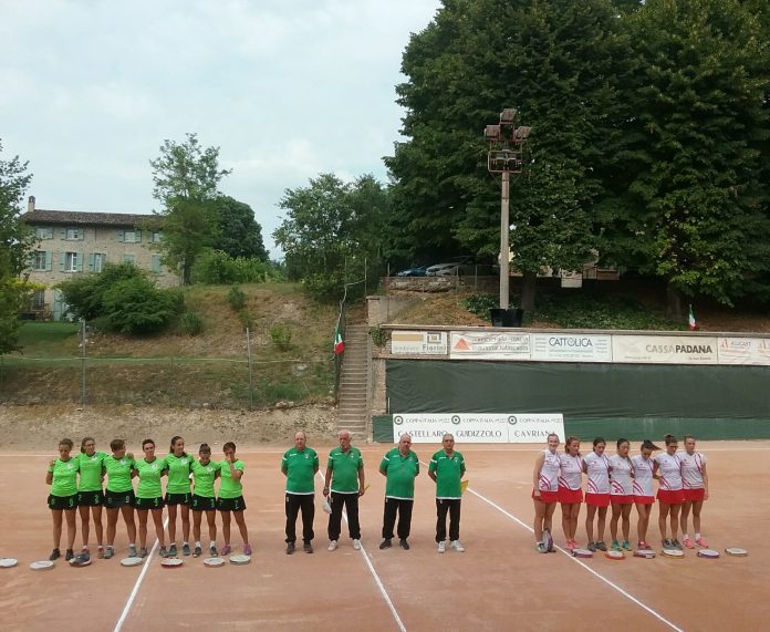 Coppa Italia Tamburello, domina il Dossena alla semifinale di ieri, mercoledì 7 agosto.  Le due squadre di serie A femminile in campo per la serie A erano il Dossena e il Monalese.