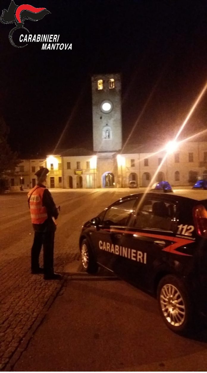 Da Castel Goffredo a Canneto per trovare la compagna: multa salata da parte dei carabinieri